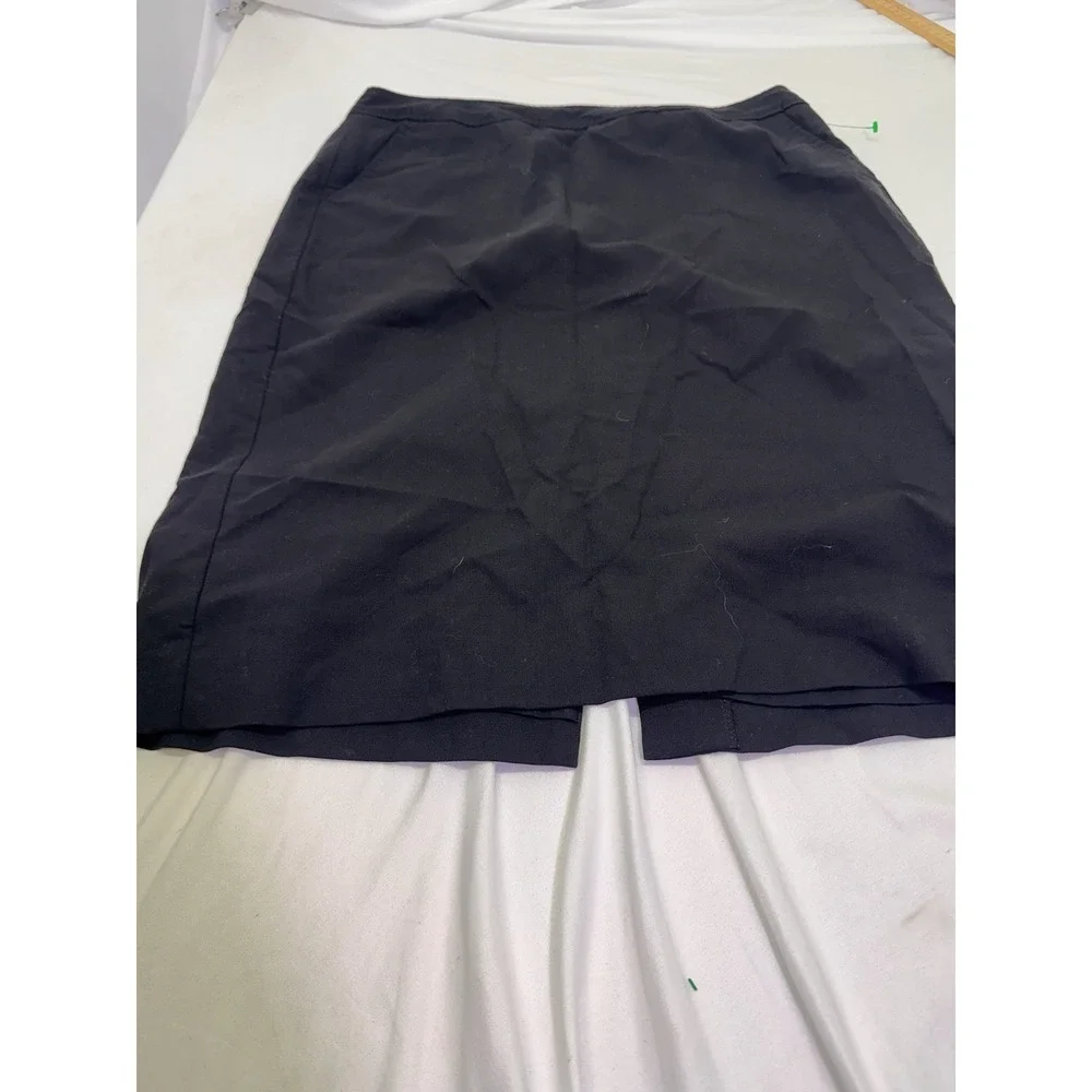 Banana Republic Black Midi Pencil Skirt Stretch Career Women's‎ 10 Stretch Pride